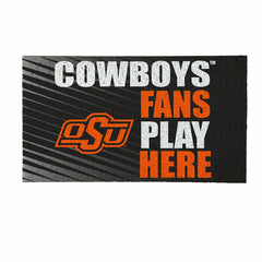Oklahoma State University Fan Mat, 28"x16"