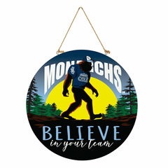Old Dominion University Bigfoot Round Door Décor with Hanging Rope, 18