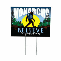Old Dominion University Yard Sign, Bigfoot