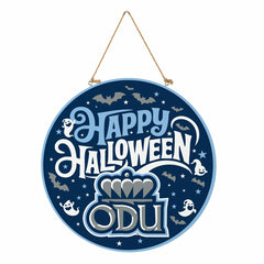Old Dominion University Halloween Round Door Décor with Hanging Rope,