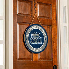 Old Dominion University Round Door Décor with Hanging Rope, 18x18