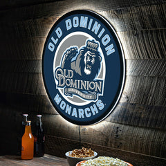 LED Wall Decor, Round, Old Dominion University