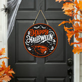 Oregon State University Halloween Round Door Décor with Hanging Rope,