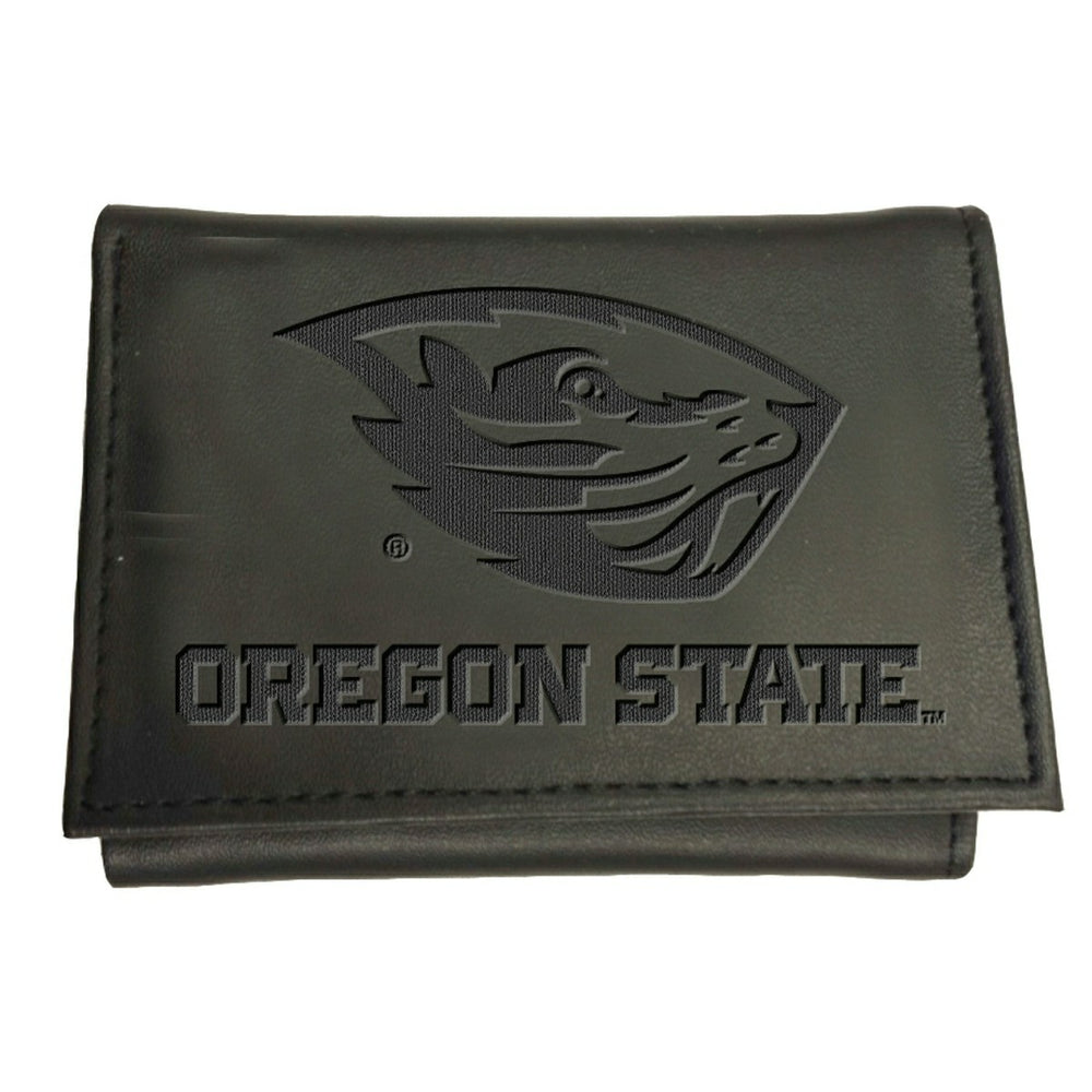 Oregon State University, Tri-Fold Wallet, Black