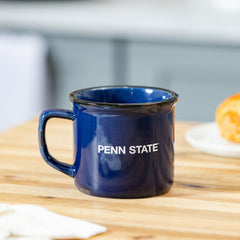 Penn State Ceramic Camp Cup with Enamel Finish, 14oz