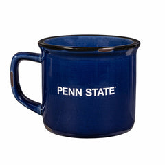 Penn State Ceramic Camp Cup with Enamel Finish, 14oz