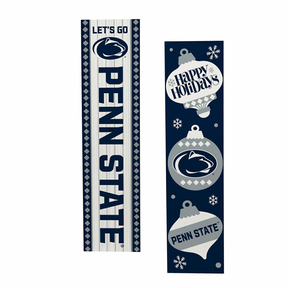 47" Double Sided Leaner, Penn State, Christmas
