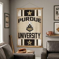 Purdue University, Canvas Wall Tapestry, Large, 54x36