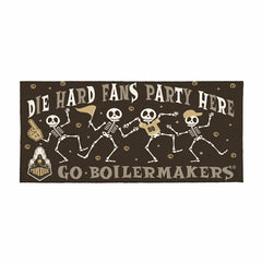 Purdue University Flocked Coir Halloween Sassafras Switch Mat, 22"x10"