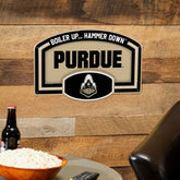 Purdue University USA Embossed Steel Wall Sign, 11" x 17"