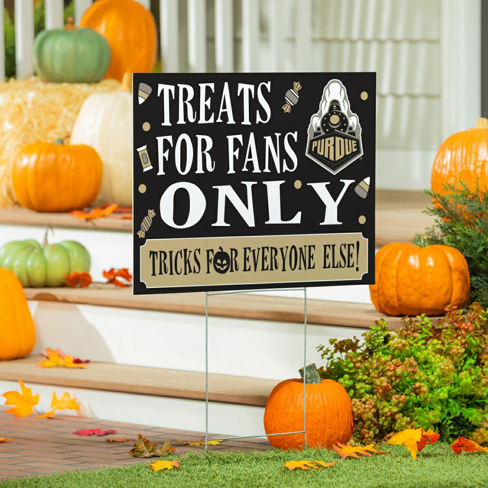 Purdue University Yard Sign, Halloween Treats for Fans