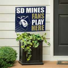 South Dakota School of Mines & Technology Coroplast Yard Sign "Fans Pl