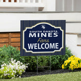 South Dakota School of Mines & Technology Coroplast Yard Sign, "Fans W