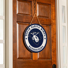 South Dakota School of Mining and Technology Round Door Décor with Han