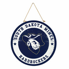 South Dakota School of Mining and Technology Round Door Décor with Han