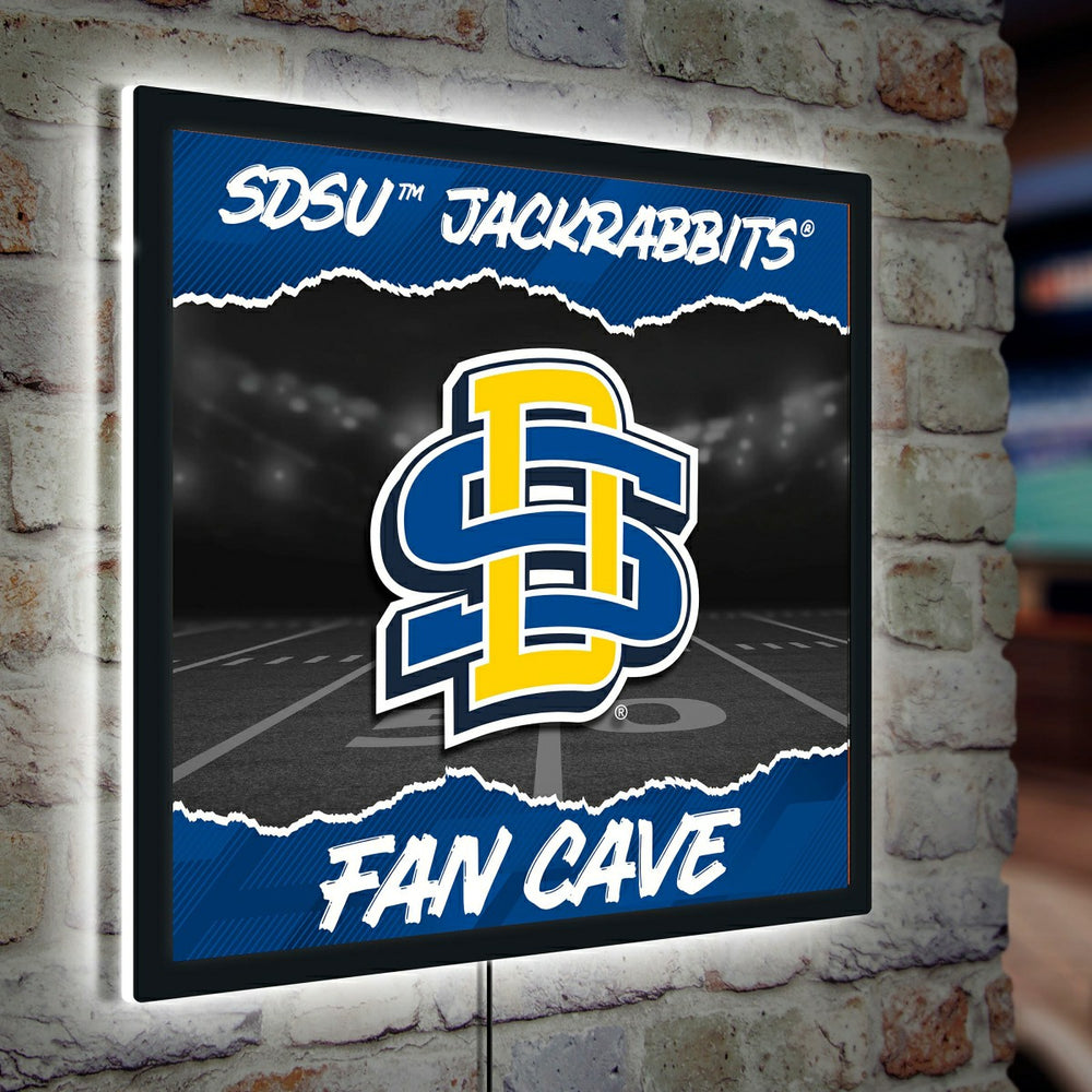 South Dakota State University 23"H x 23"L LED Wall Decor, Edgelite, Sq