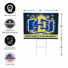South Dakota State University Yard Sign, Patriotic