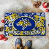 South Dakota State University Holiday PVC Mat, 28"x16"