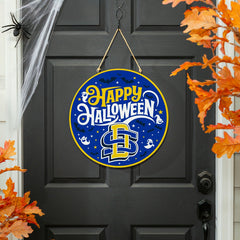 South Dakota State University Halloween Round Door Décor with Hanging
