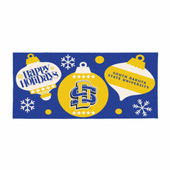 South Dakota State University Holiday Flocked Coir Sassafras Switch Ma