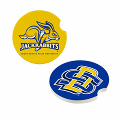 South Dakota State University Car Coaster Set, 2pc