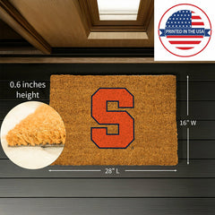Coir Mat, 16"x28", Syracuse University