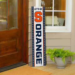 Syracuse University 47" Double Sided Leaner, Christmas