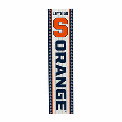 Syracuse University 47" Double Sided Leaner, Christmas