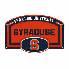 Syracuse University USA Embossed Steel Wall Sign, 11" x 17"