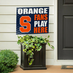 Syracuse University Coroplast Yard Sign "Fans Play Here"