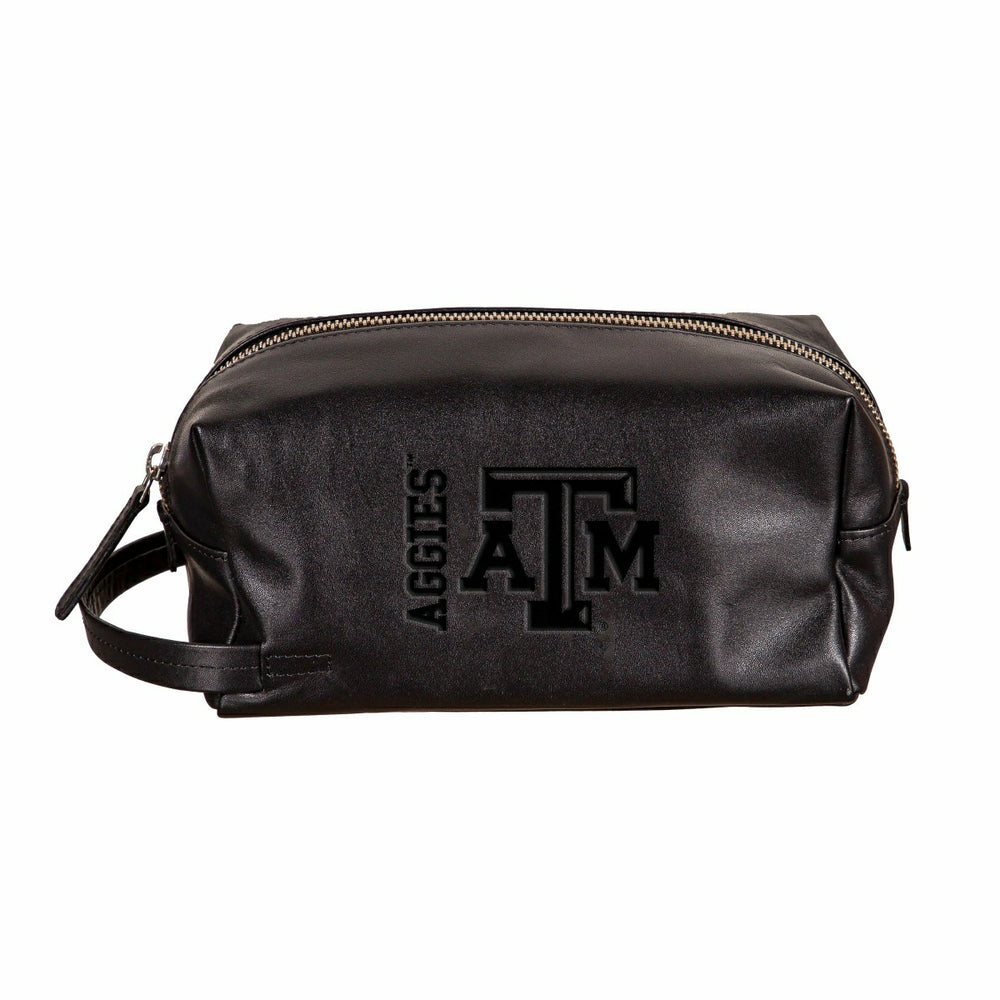 Texas A&M, Embossed Toiletry Bag, Black