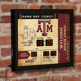 Scoreboard Wall Clock, Texas A&M