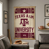 Texas A&M, Canvas Wall Tapestry, Large, 54x36