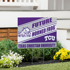 Texas Christian University Coroplast Yard Sign, Future Student