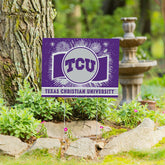 Texas Christian University Yard Sign, Patriotic