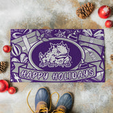 Texas Christian University Holiday PVC Mat, 28"x16"