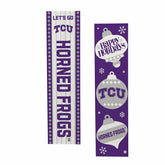 47" Double Sided Leaner, Texas Christian University, Christmas