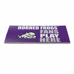 Texas Christian University Fan Mat, 28"x16"