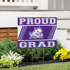 Texas Christian University Coroplast Yard Sign Graduate