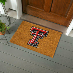 Coir Mat, 16"x28", Texas Tech University