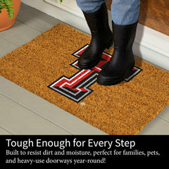 Coir Mat, 16"x28", Texas Tech University