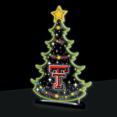 Texas Tech University College Holiday Tree Desklite LED Decor