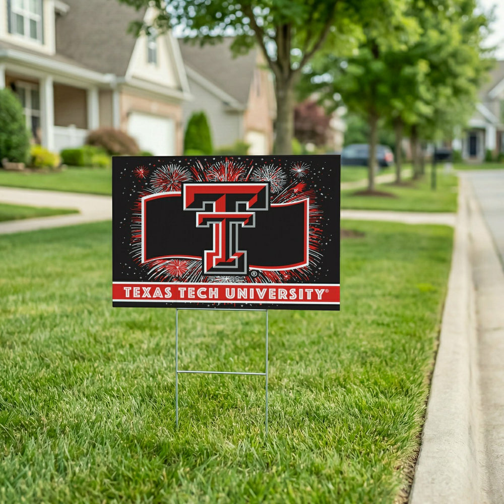 Texas Tech University Yard Sign, Patriotic