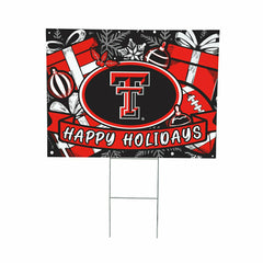 Texas Tech University Yard Sign, Holiday