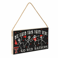 Texas Tech University Halloween Wood Wall Sign, 6x11