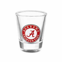 University of Alabama 4-Piece Ceramic and Glass 2oz. Shot Glass Set