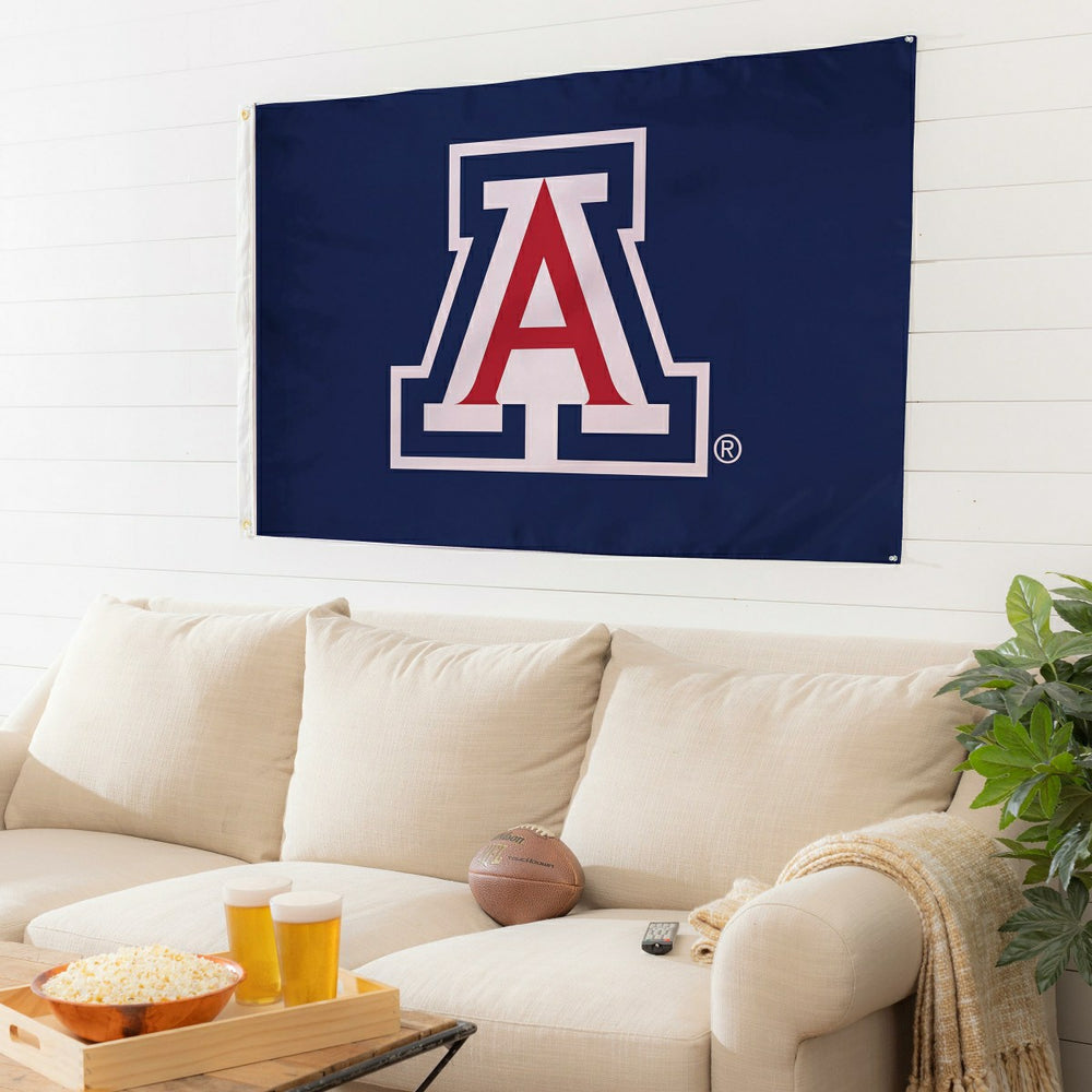 University of Arizona Single Sided Flag w/ 2 Grommets, 3'x5'