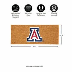 University of Arizona Extra Large Full Color Coir Mat, 60"x24"