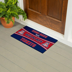 28" x 16" PVC Trapper Mat, Come Back with Tickets, University of Arizo