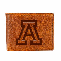 University of Arizona, Embossed 100% Genuine Tumbled Leather Passcase